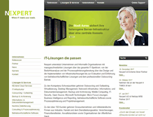 Tablet Screenshot of nexpert.ch